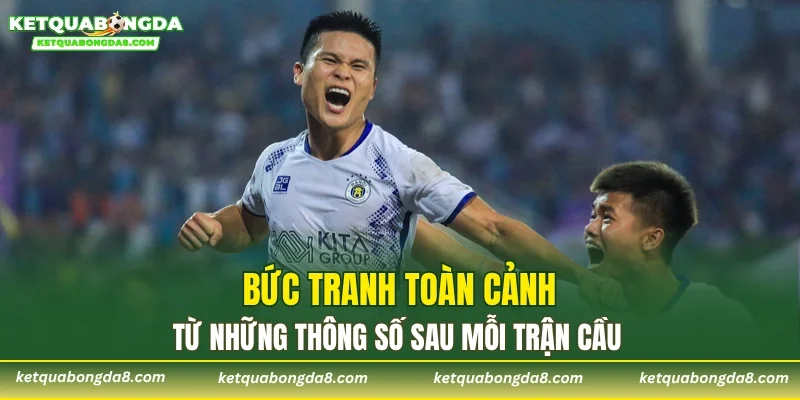Bức tranh toàn cảnh từ những thông số sau mỗi trận cầu