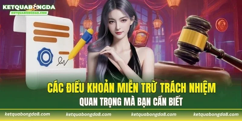 Các điều khoản miễn trừ trách nhiệm quan trọng mà bạn cần biết