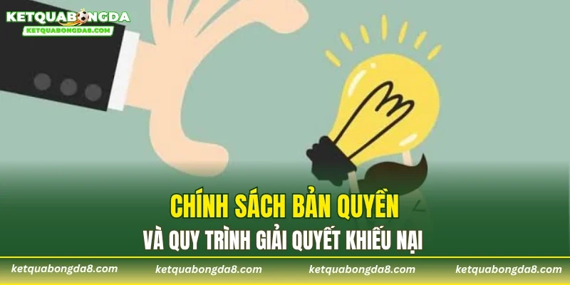 Chính sách bản quyền và quy trình giải quyết khiếu nại