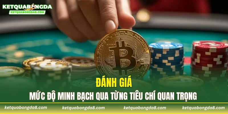 Đánh giá mức độ minh bạch qua từng tiêu chí quan trọng