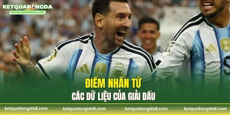 Điểm nhấn từ các dữ liệu của giải đấu