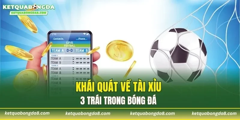 Khái quát về tài xỉu 3 trái trong bóng đá