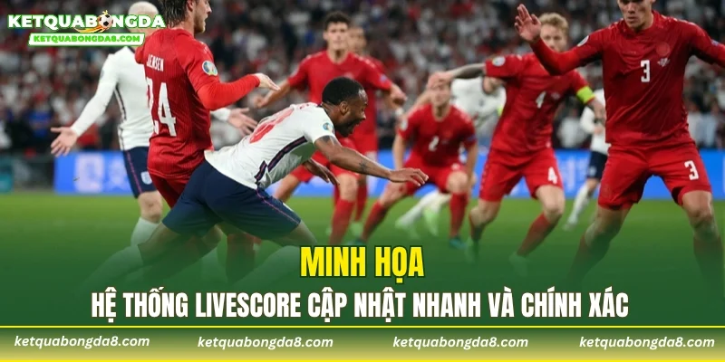 Minh họa hệ thống livescore cập nhật nhanh và chính xác