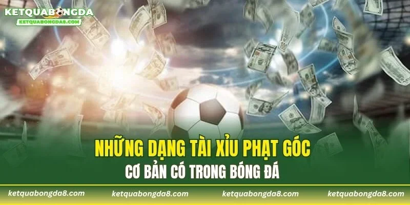 Những dạng tài xỉu phạt góc cơ bản có trong bóng đá