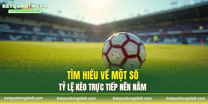 Tìm hiểu về một số tỷ lệ kèo trực tiếp nên nắm